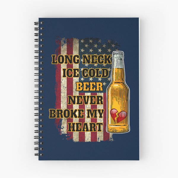 Item preview, Long Neck Iced Cold Beer Never Broke My Heart Fitted V-Neck  designed and sold by reetwarnic.