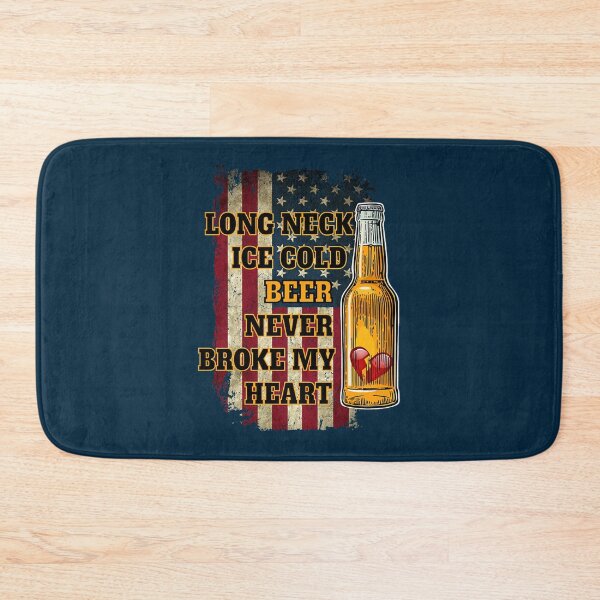 Item preview, Long Neck Iced Cold Beer Never Broke My Heart Fitted V-Neck  designed and sold by reetwarnic.