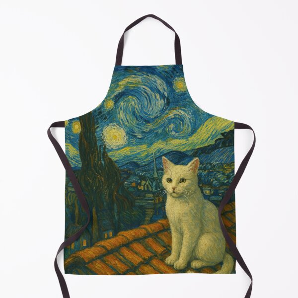 Item preview, Meownight Whiskers: Starry Rooftop Cat Dreamscape designed and sold by Ocelot-T.