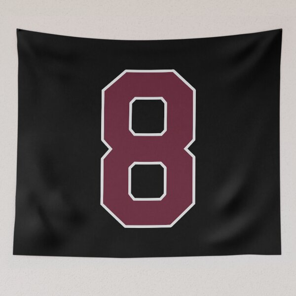 Item preview, "Number 8 Bold Design - Collegiate Numbers, Varsity Style, Personalized Monogram Art" designed and sold by artworkathome.