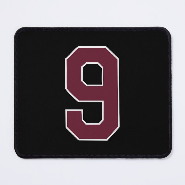 Item preview, "Number 9 Bold Design - Collegiate Numbers, Varsity Style, Personalized Monogram Art" designed and sold by artworkathome.