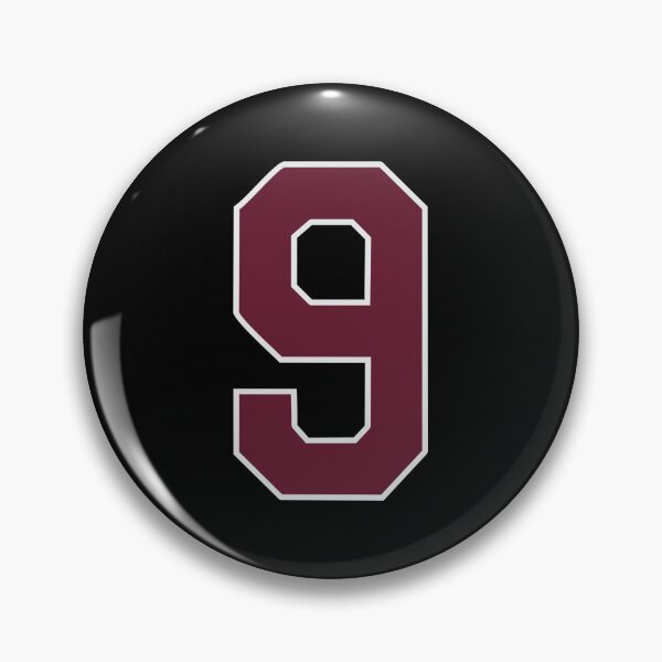 Item preview, "Number 9 Bold Design - Collegiate Numbers, Varsity Style, Personalized Monogram Art" designed and sold by artworkathome.