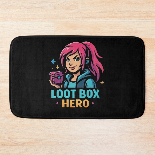 Item preview, Loot Box Hero – Gaming Surprise Hero & Retro Logo designed and sold by Unikat.SE.