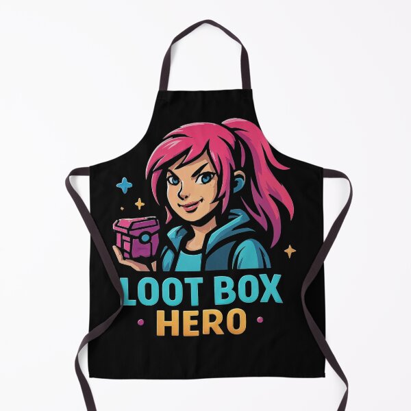 Item preview, Loot Box Hero – Gaming Surprise Hero & Retro Logo designed and sold by Unikat.SE.