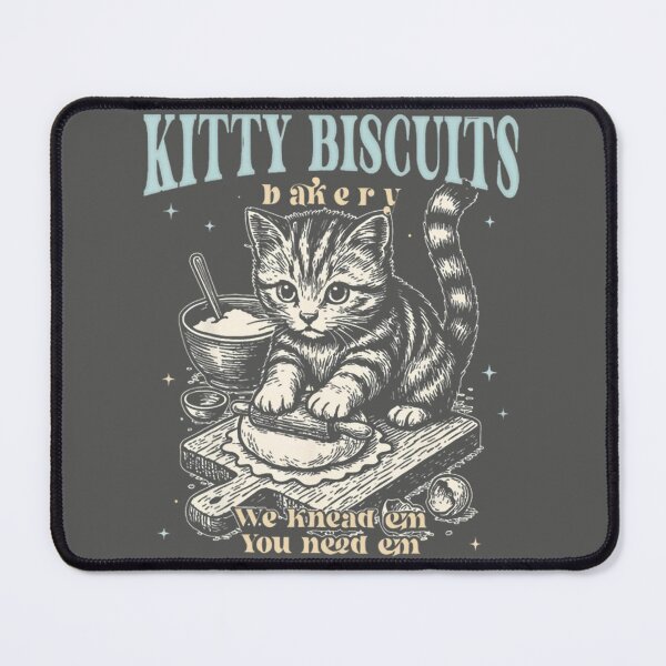 Item preview, Cute Kitten Bakery Kneading Biscuits By Merch, Limited Edition designed and sold by kelleyxuarts.