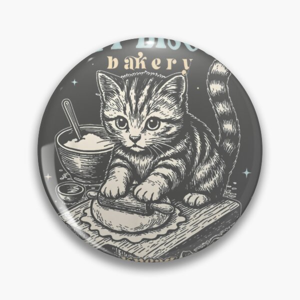 Item preview, Cute Kitten Bakery Kneading Biscuits By Merch, Limited Edition designed and sold by kelleyxuarts.