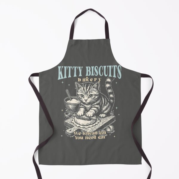 Item preview, Cute Kitten Bakery Kneading Biscuits By Merch, Limited Edition designed and sold by kelleyxuarts.