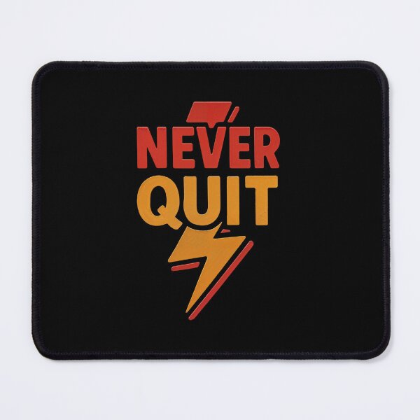 Item preview, Never Quit – Invincible Motivation & Power Statement designed and sold by Unikat.SE.