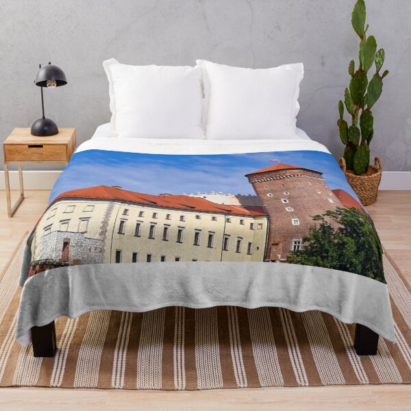 Item preview, Wawel castle tower with the Polish flag, Krakow Poland designed and sold by goceris.