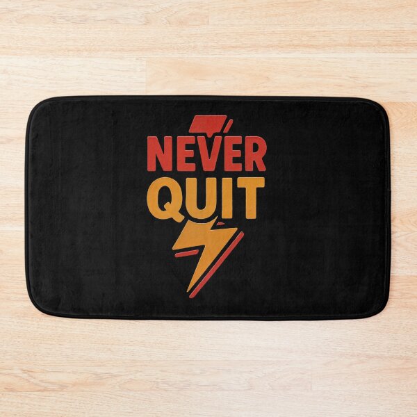 Item preview, Never Quit – Invincible Motivation & Power Statement designed and sold by Unikat.SE.