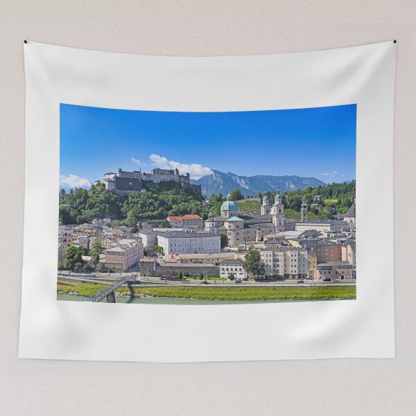 Artikelvorschau, Salzburger Skyline mit Festung Hohensalzburg und Katholischer Dom, Österreich entworfen und verkauft von goceris.