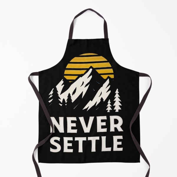 Item preview, Never Settle – mountain adventure & nature motif designed and sold by Unikat.SE.