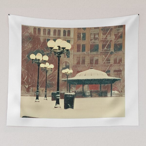 Item preview, Union Square in a Blizzard.. designed and sold by Tom Wurl.