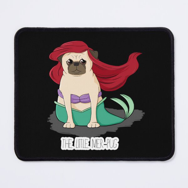 Item preview, The Little Mer-Pug 	 designed and sold by wullefsi85.