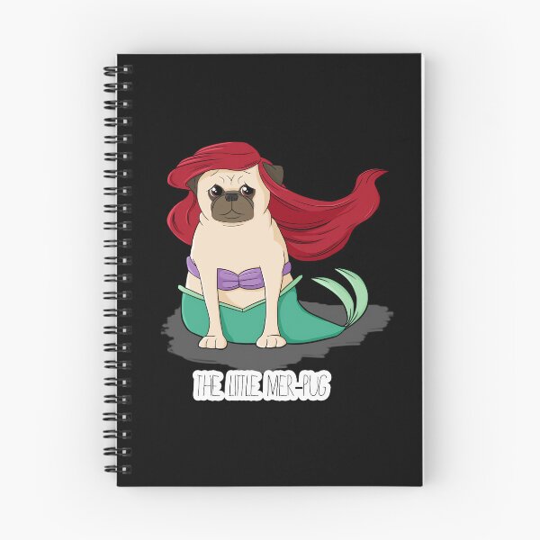 Item preview, The Little Mer-Pug 	 designed and sold by wullefsi85.