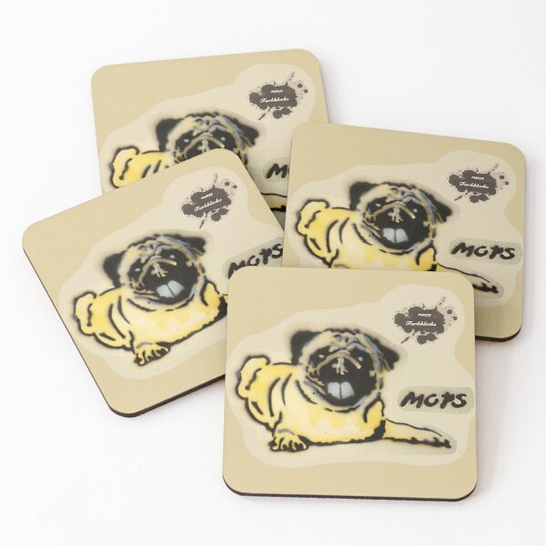 Item preview, A lying pug designed and sold by marysfarbklecks.