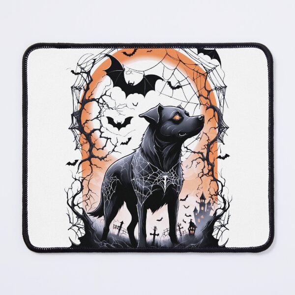 Item preview, Spooky Black Dog Halloween designed and sold by Shopunte.