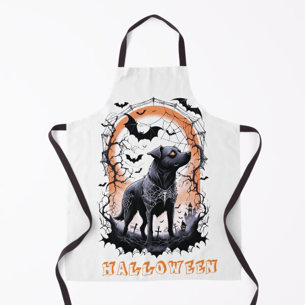 Item preview, Spooky Black Dog Halloween designed and sold by Shopunte.