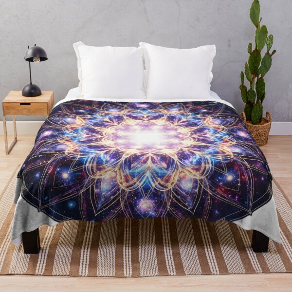 Item preview, Cosmic Bloom Mandala: Galactic Harmony Art designed and sold by omiartsist.