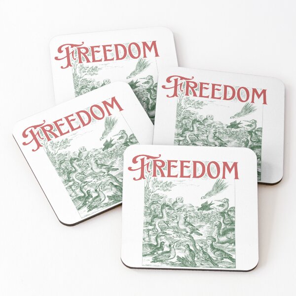 Item preview, Freedom Birds in the Forest – Vintage Nature Art designed and sold by  Catpuccino.