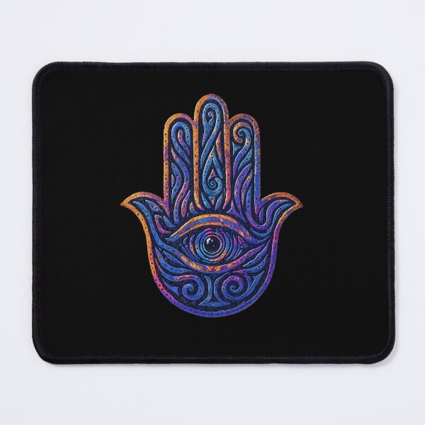 Aperçu de l'œuvre Main Psy Goa – Design Goa psychédélique spirituel créée et vendue par Unikat.SE.