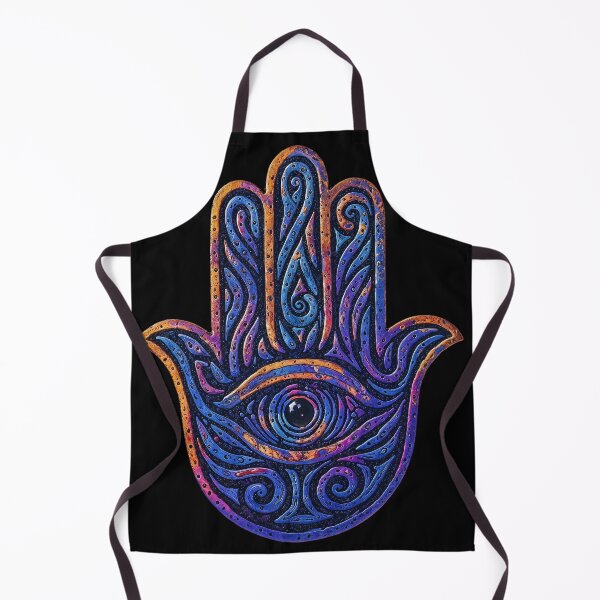 Aperçu de l'œuvre Main Psy Goa – Design Goa psychédélique spirituel créée et vendue par Unikat.SE.
