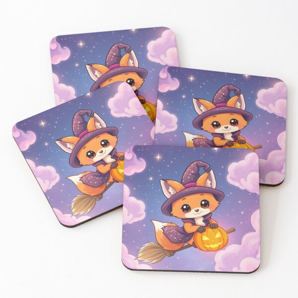 Item preview, Pastel Kawaii Halloween Fox Witch with Pumpkin Tee designed and sold by ArmaanArts.