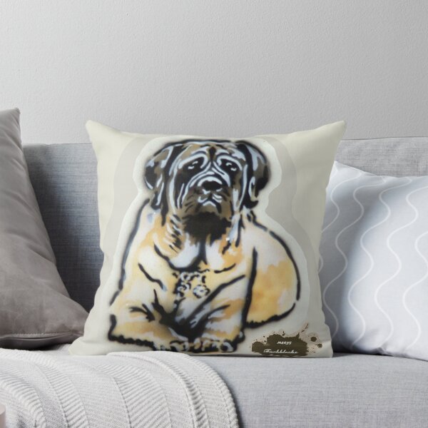 Item preview, A lying Mastiff designed and sold by marysfarbklecks.