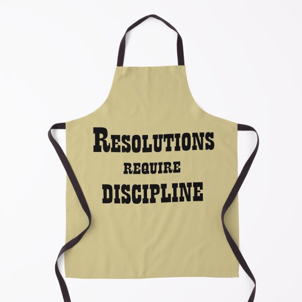 Item preview, Resolutions Require Discipline – Motivational Quote Design designed and sold by ArtNestVerse.