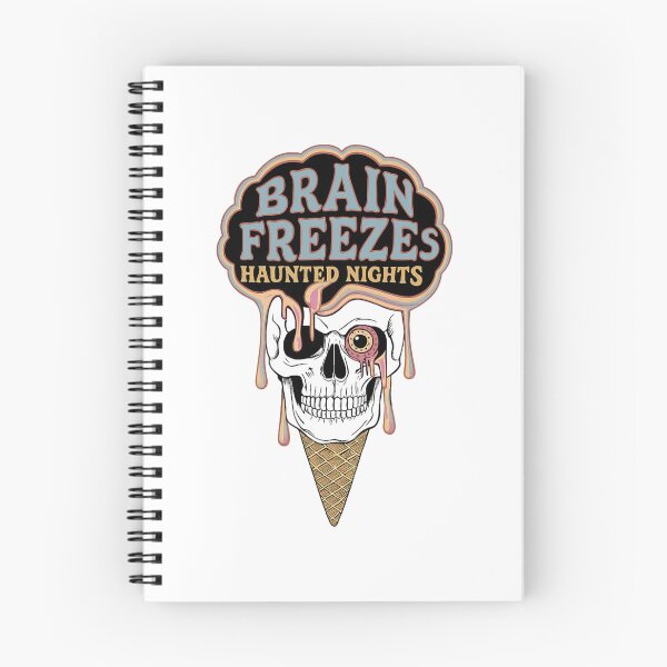 Item preview, Brain Freezes – Haunted Ice Cream Halloween Classic T-Shirt designed and sold by inkfluenceart.