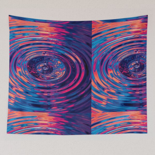 Item preview, Rippled Water Rings Ankara – Fluid African Print Design designed and sold by Cultradesign.