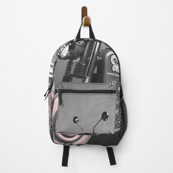 Item preview, "Skull on Wheels: Moto-Creep Chic with a Side of Sass" designed and sold by Print Fiction.