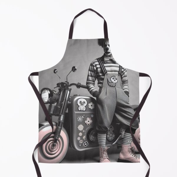 Item preview, "Skull on Wheels: Moto-Creep Chic with a Side of Sass" designed and sold by Print Fiction.