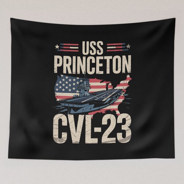 Item preview, USS Princeton CVL-23 Aircraft Carrier Veterans Day Fathers designed and sold by BakeryDozen.
