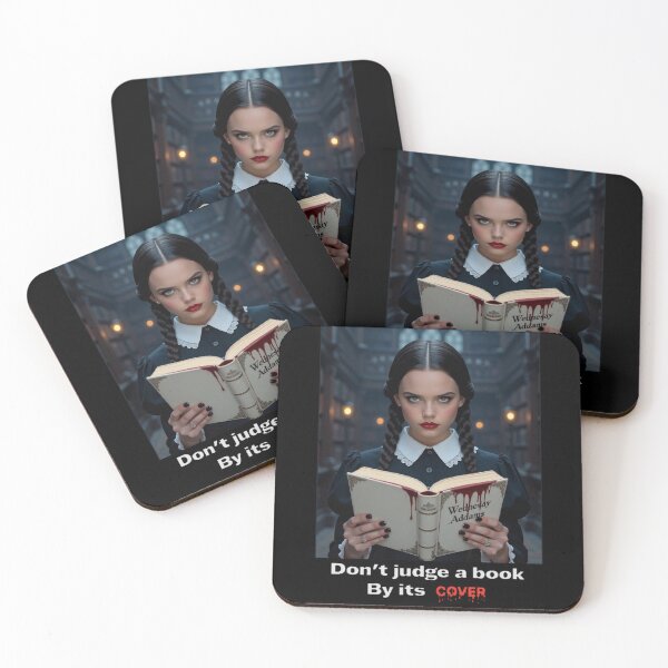 Item preview, Wednesday. Don’t judge a book by its cover designed and sold by WednesdayAndYou.