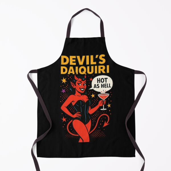 Item preview, Devil’s Daiquiri – Sexy Devil Halloween Pop Art Design - Hot as hell designed and sold by DebuggedDressed.