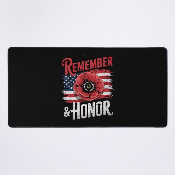 Item preview, Veterans Day USA Memorial Day Red Poppy Flower Military designed and sold by BakeryDozen.