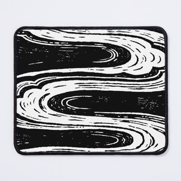 Item preview, Dynamic Black & White Flowing Waves Pattern designed and sold by zzz888.