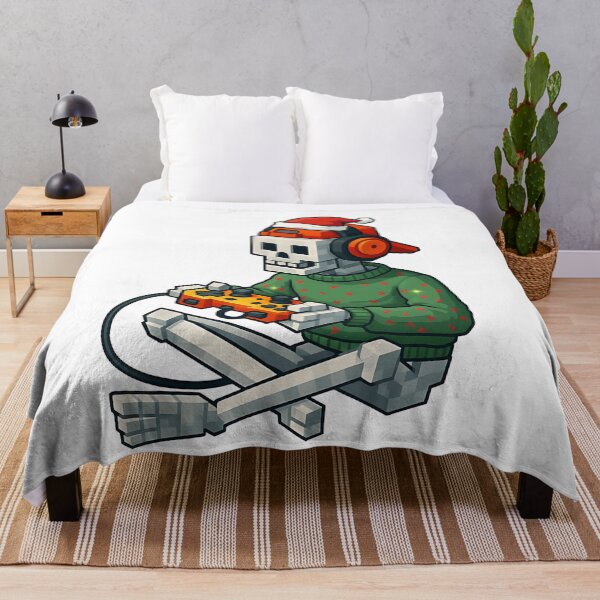 Item preview, Christmas Skeleton Gamer Pixel designed and sold by BornBorn.