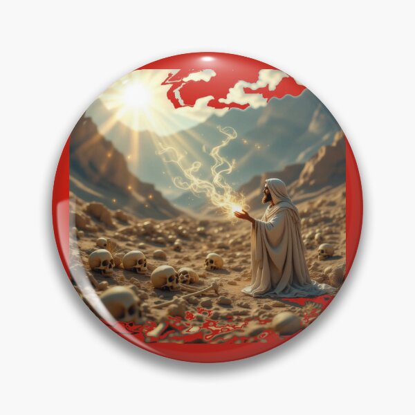 Item preview, Ezekiel 37:5 Watchman – 3D Sketch Cartoon Style Bible Verse Illustration, designed and sold by PaintMeWorld.