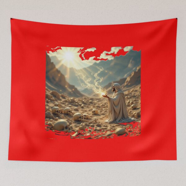 Item preview, Ezekiel 37:5 Watchman – 3D Sketch Cartoon Style Bible Verse Illustration, designed and sold by PaintMeWorld.