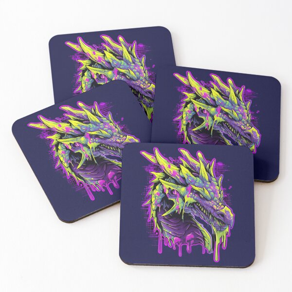 Item preview, Graffiti Dragon – Neon Street Art Fantasy Illustration designed and sold by Meiersbeste.