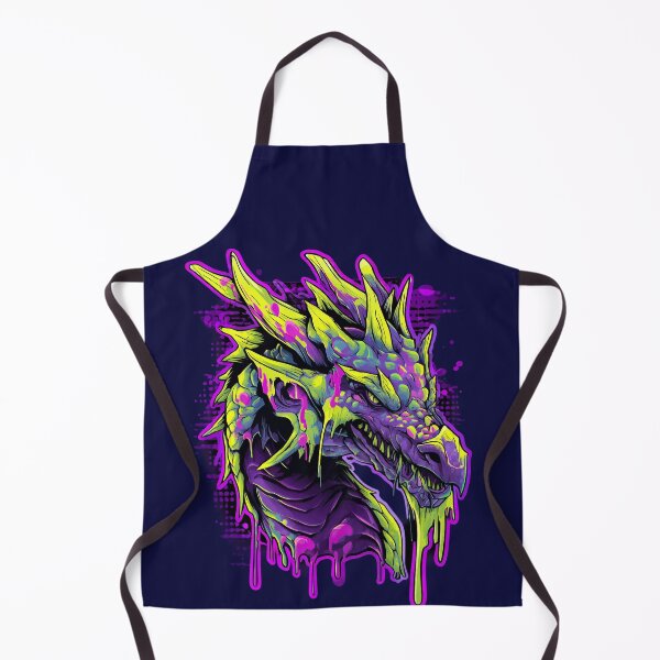 Item preview, Graffiti Dragon – Neon Street Art Fantasy Illustration designed and sold by Meiersbeste.
