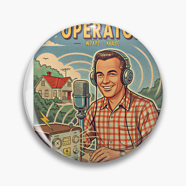 Item preview, Amateur Radio Operator Vintage Poster designed and sold by moni50.