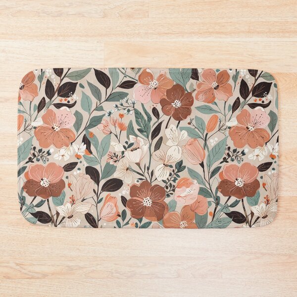 Item preview, Floral Caffeine designed and sold by CoolPixels.