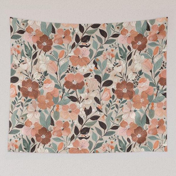 Item preview, Floral Caffeine designed and sold by CoolPixels.