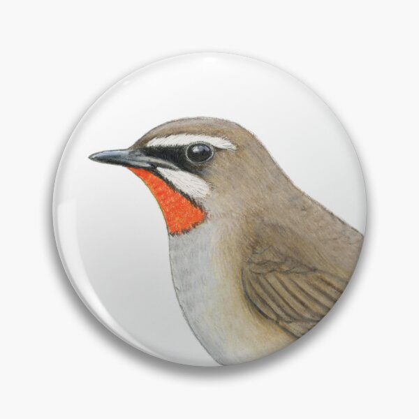 Item preview, Siberian Rubythroat designed and sold by Holly Grogan Art.