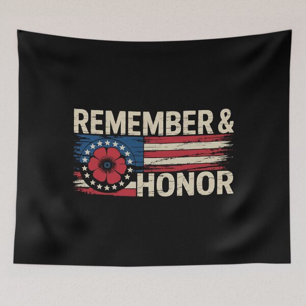 Item preview, Veterans Day USA Memorial Day Red Poppy Flower designed and sold by BakeryDozen.