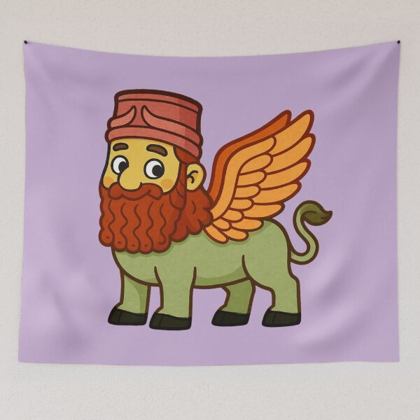 Item preview, Lamassu the Friendly Protector designed and sold by doniainart.