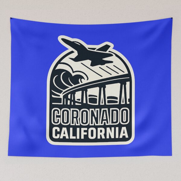 Item preview, Coronado California Navy Aviation Sticker designed and sold by Timeless Design.